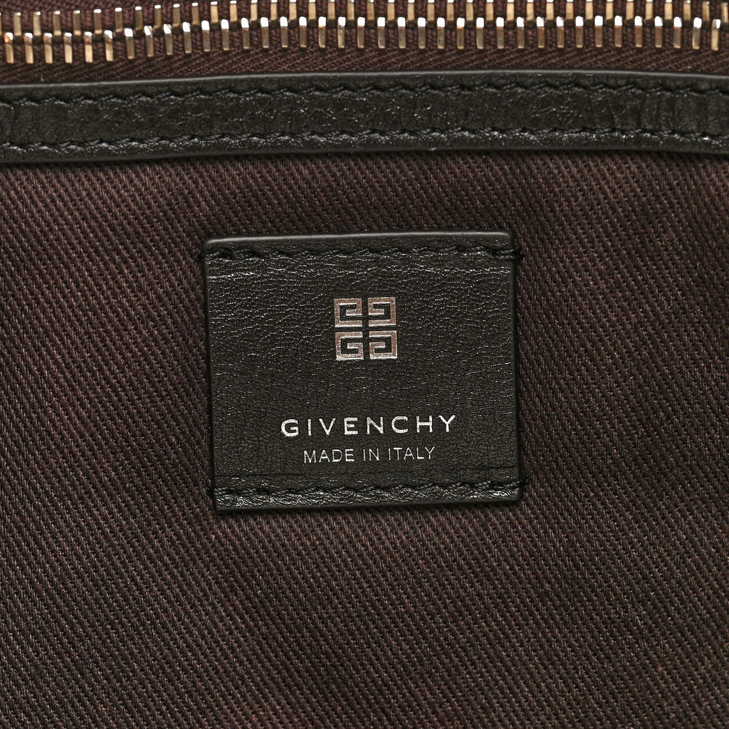 Calfskin Shearling Large Voyou Bag Chocolate