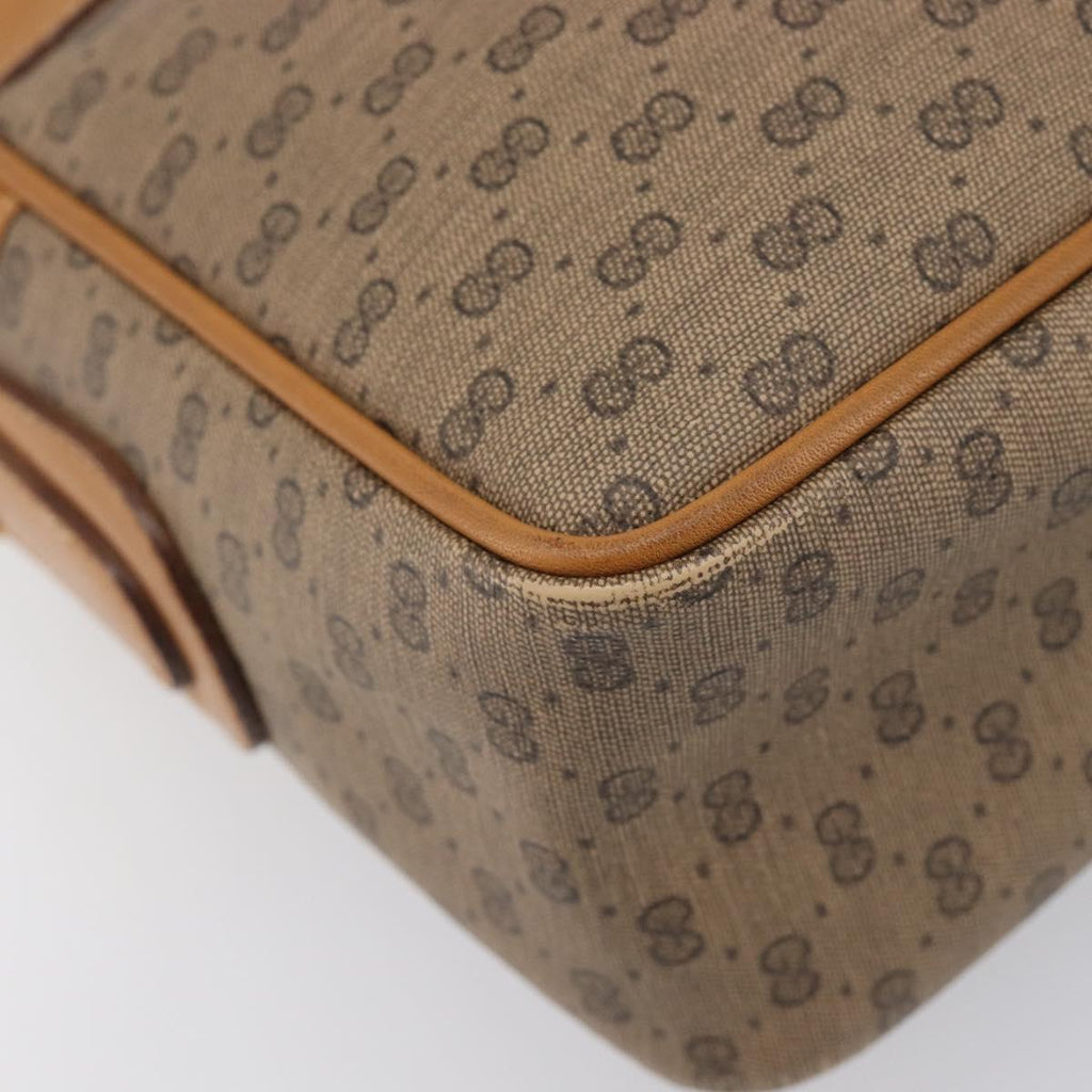 GUCCI Micro GG Supreme Web Sherry Line Bag PVC Beige 001 261 0942 Auth 211904