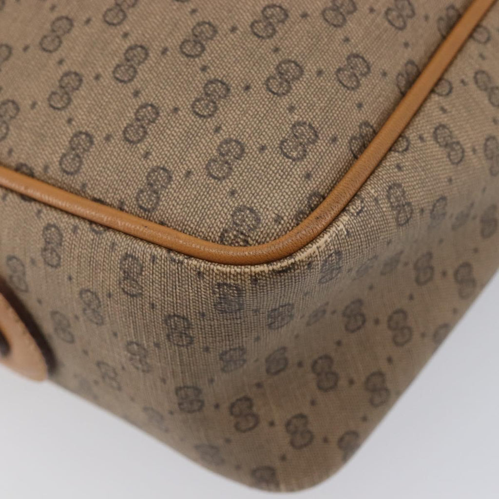 GUCCI Micro GG Supreme Web Sherry Line Bag PVC Beige 001 261 0942 Auth 211904