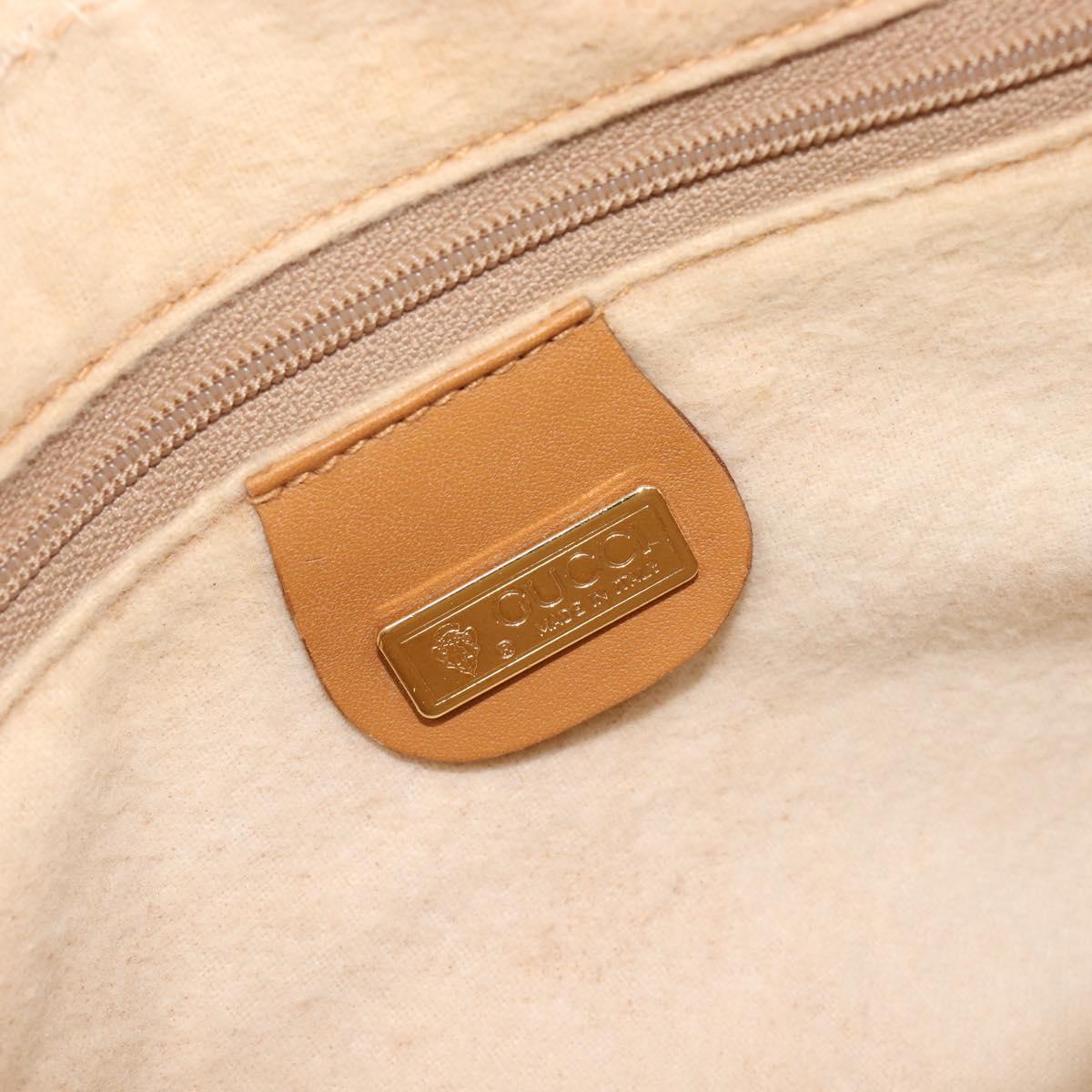 GUCCI Micro GG Supreme Web Sherry Line Bag PVC Beige 001 261 0942 Auth 211904