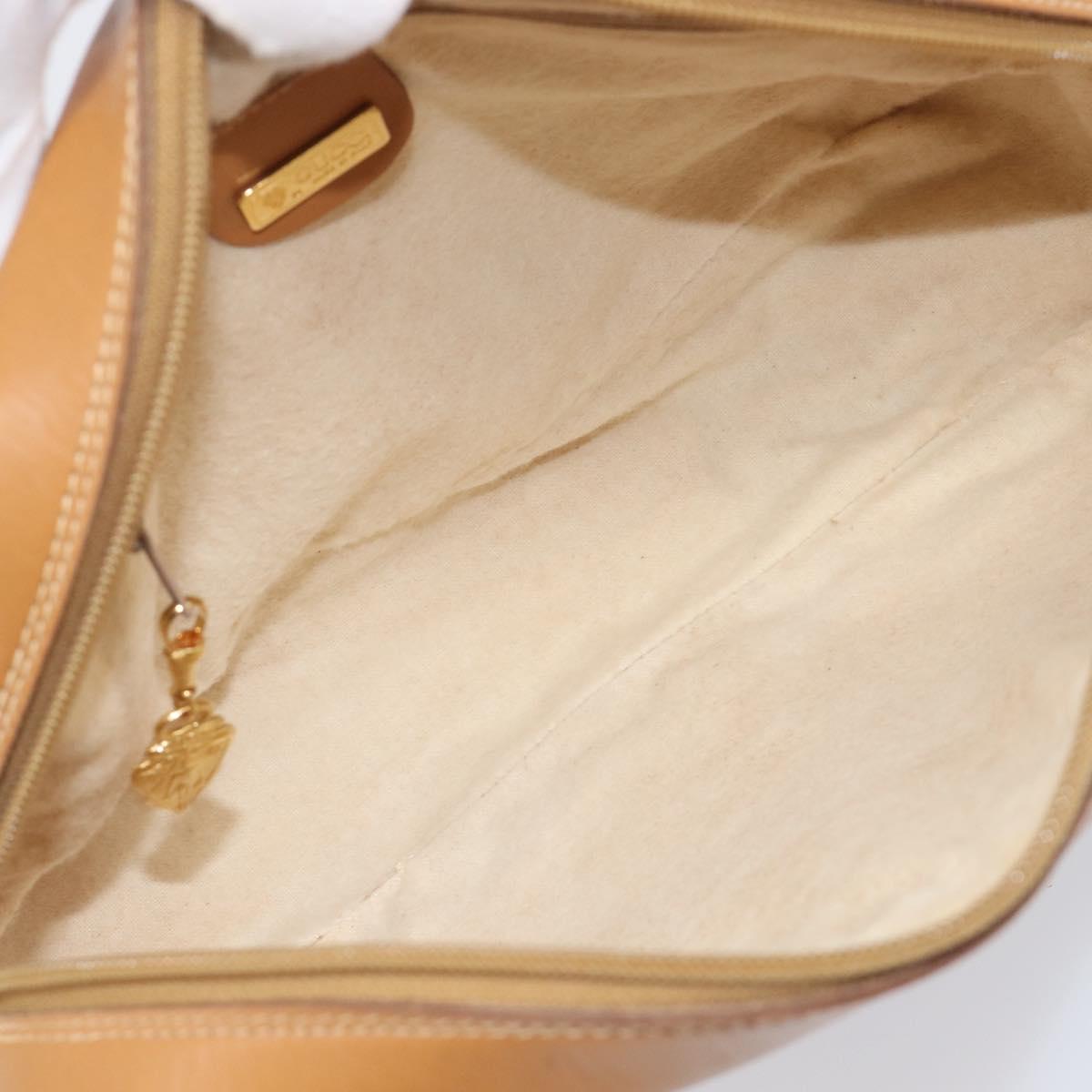 GUCCI Micro GG Supreme Web Sherry Line Bag PVC Beige 001 261 0942 Auth 211904