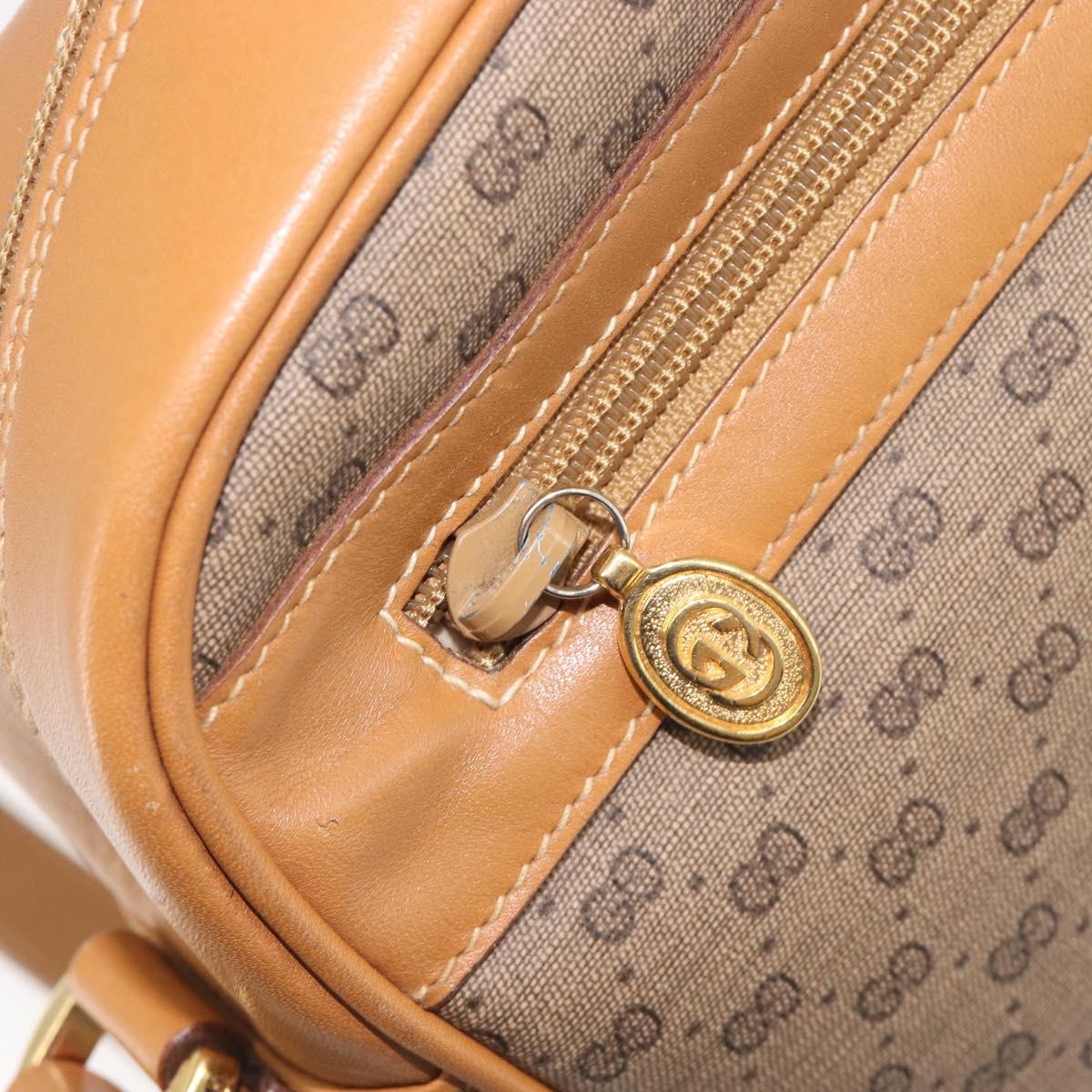 GUCCI Micro GG Supreme Web Sherry Line Bag PVC Beige 001 261 0942 Auth 211904