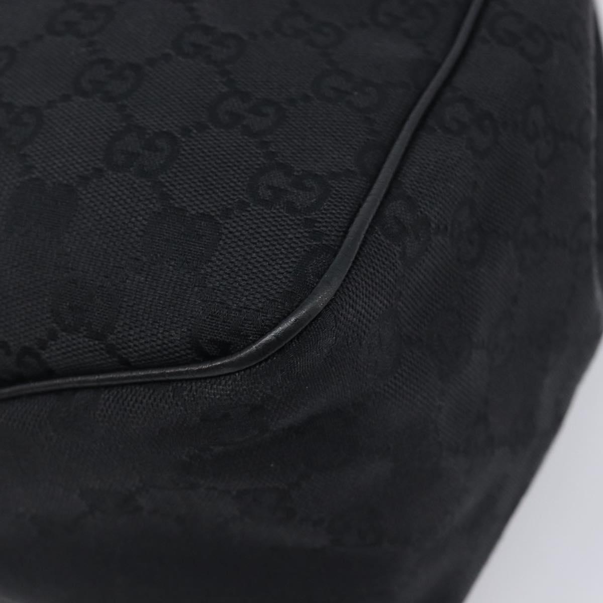 GUCCI GG Canvas Hand Bag Black 106494 Auth 211923V