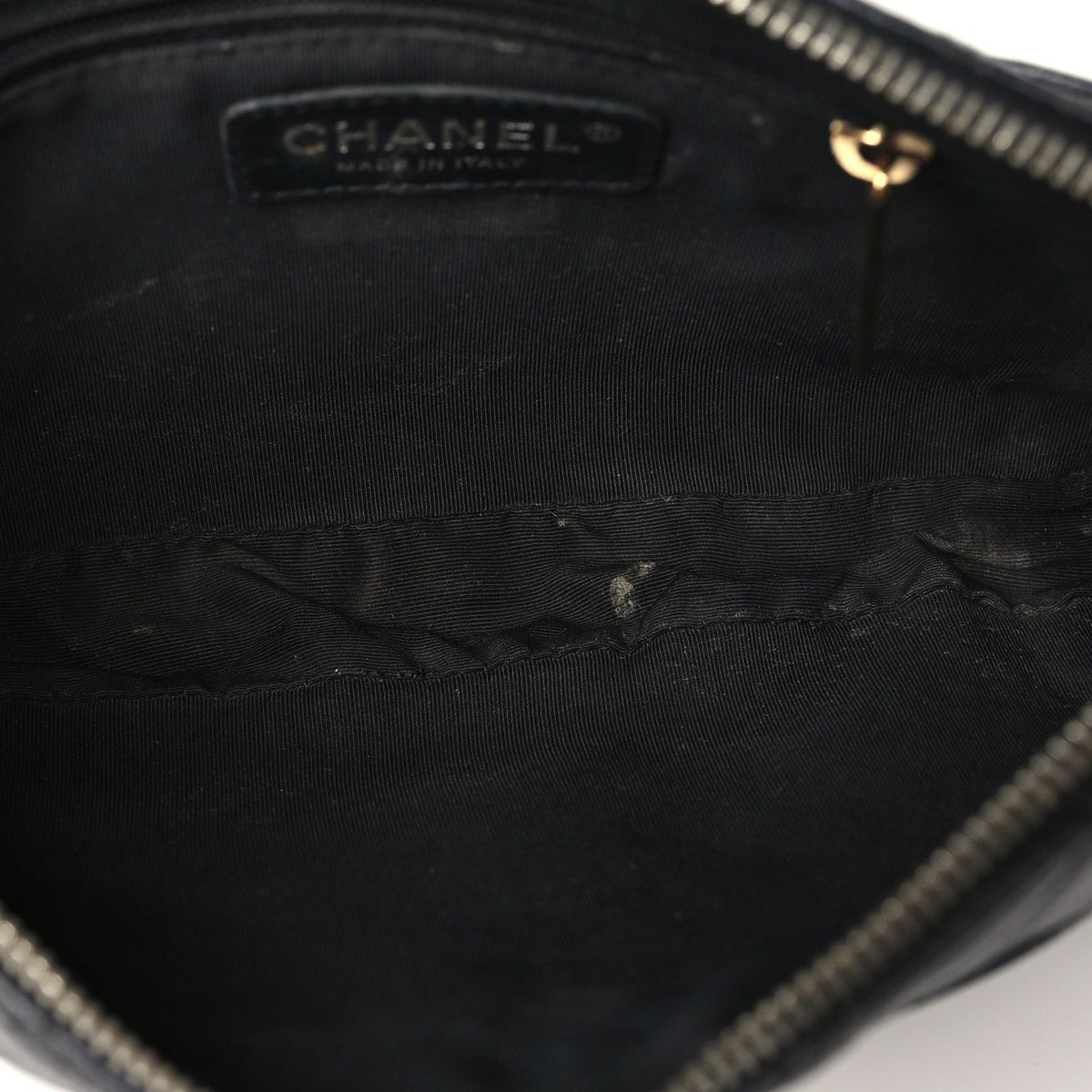 Caviar Quilted CC Shoulder Bag Black
