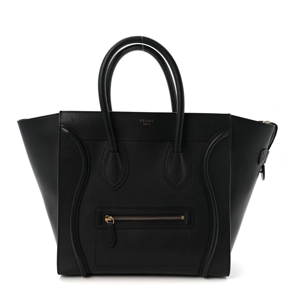 Smooth Calfskin Mini Luggage Black