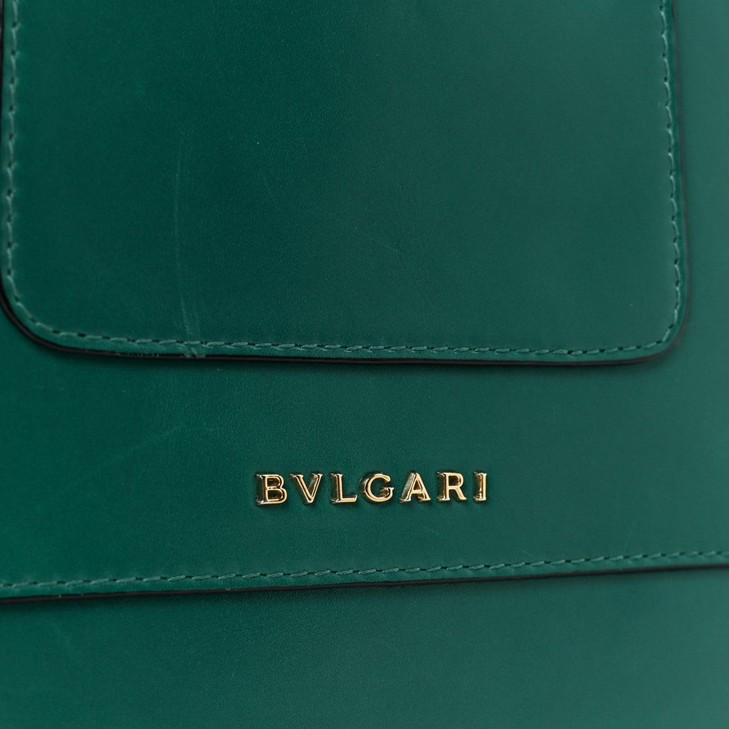Calfskin Serpenti Forever Snake Strap Crossbody Bag Emerald Green