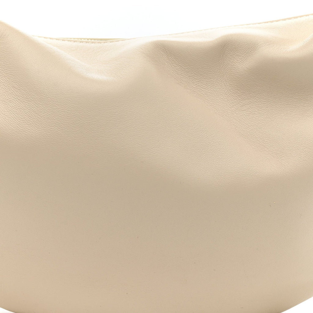 Calfskin Medium Olivia Hobo Off White