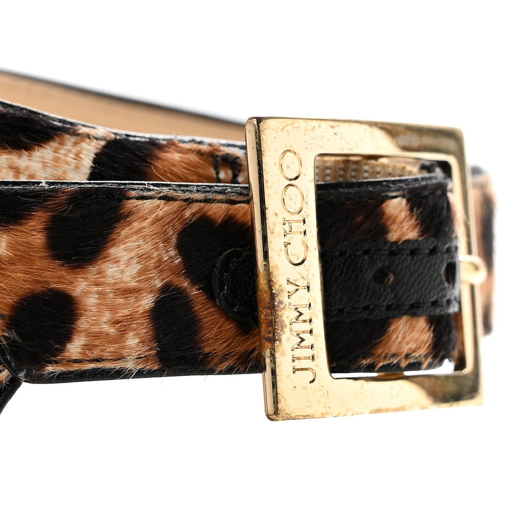 Pony Hair Leopard Helena Pumps 34 Natural
