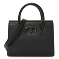 Grained Calfskin Medium St. Honore Tote Black