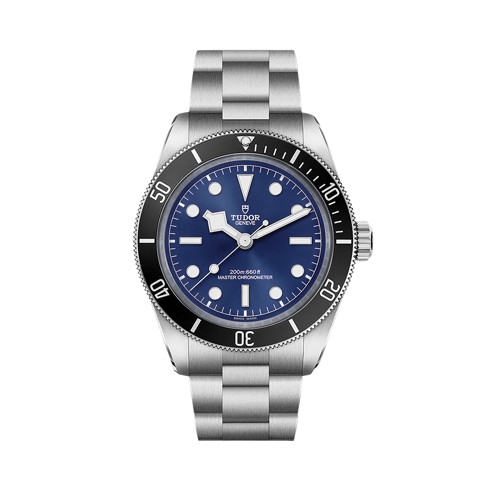 Black Bay 68 43mm - Blue, Black Bezel on Bracelet