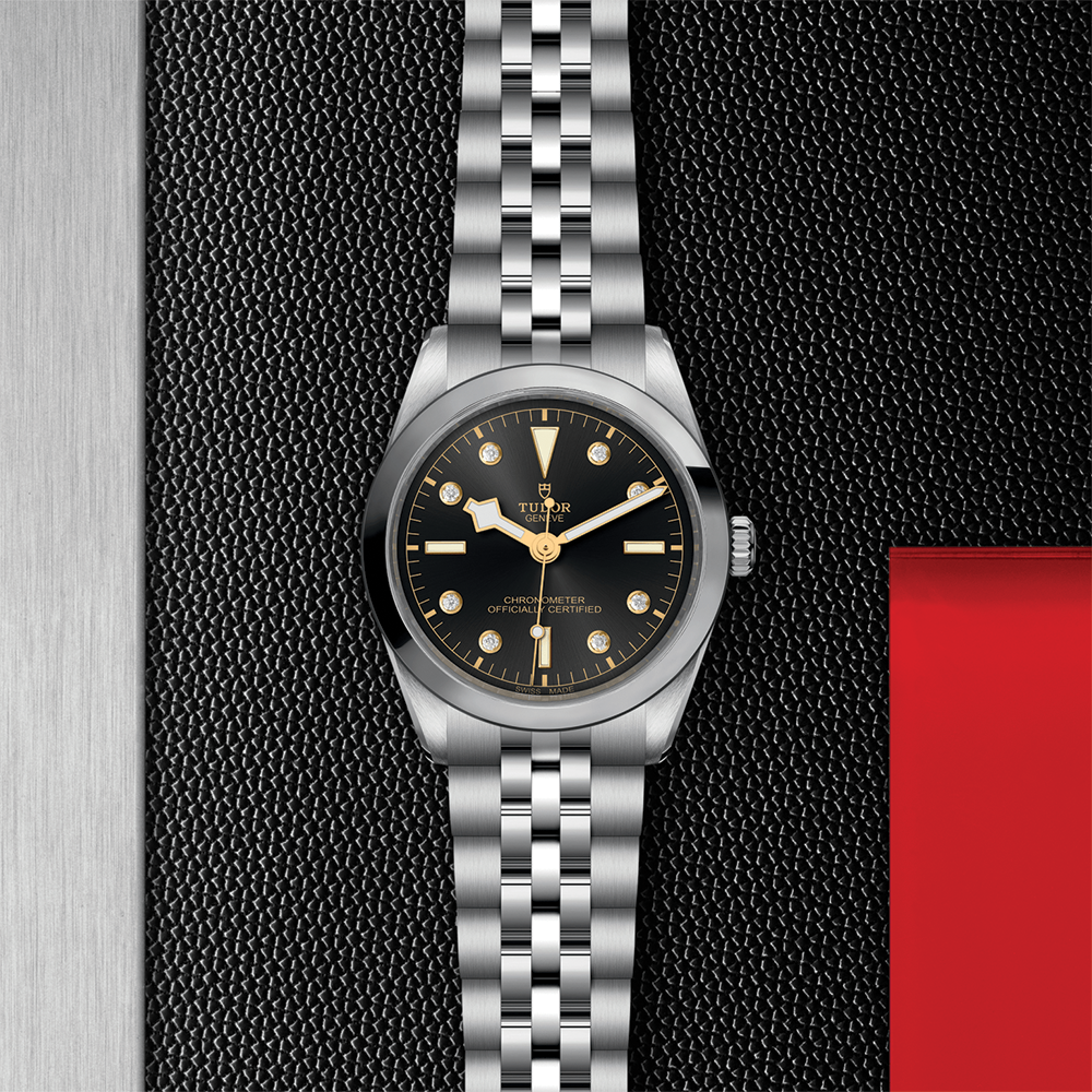 Black Bay One 36mm - Anthracite, Diamond-Set, Diamond Bezel on Bracelet