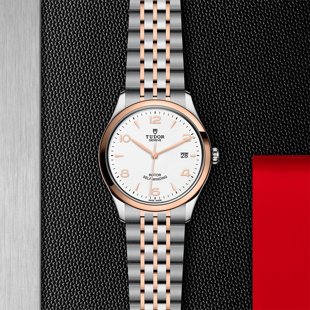1926 Rose Gold Two-Tone 39mm - White on Bracelet