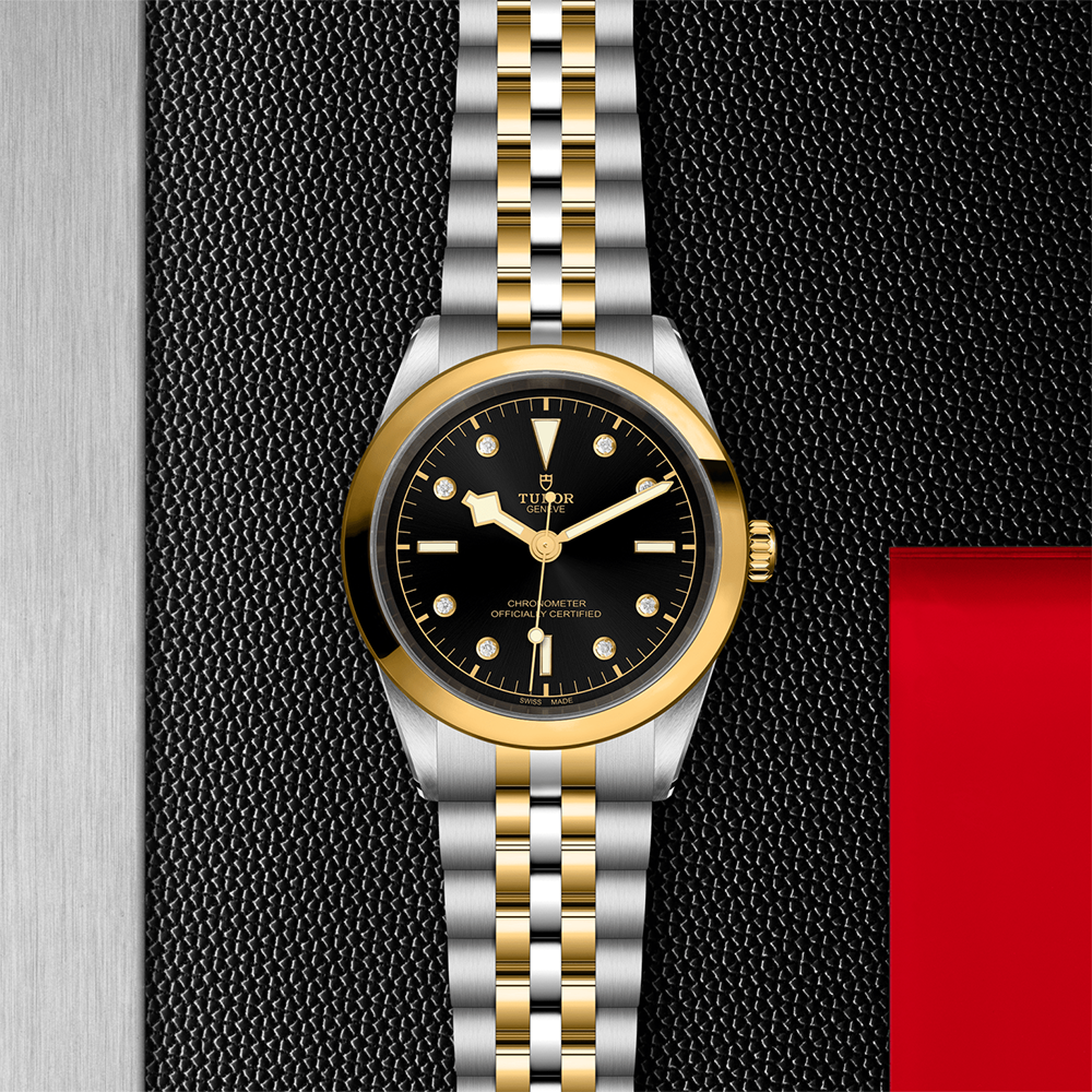 Black Bay One S&G 41mm - Black, Diamond-Set on Bracelet