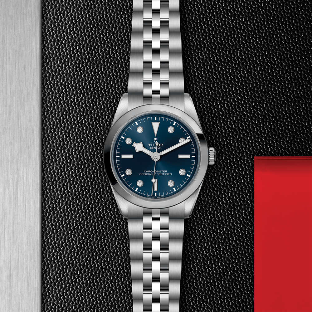 Black Bay One 36mm - Blue, Diamond-Set on Bracelet