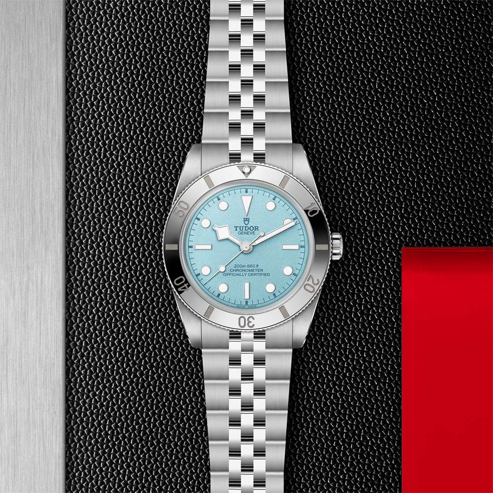 Black Bay 54 "Blue Lagoon" 37mm - Blue on Bracelet