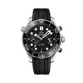 Seamaster Diver 300M Chronograph 44mm - Black on Rubber Strap