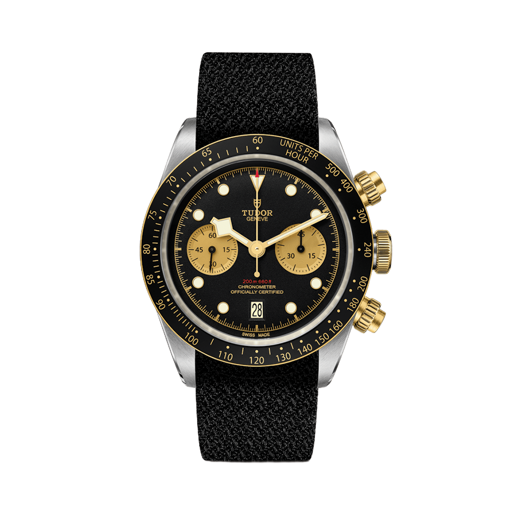 Black Bay Chrono S&G 41mm - Black on Fabric Strap