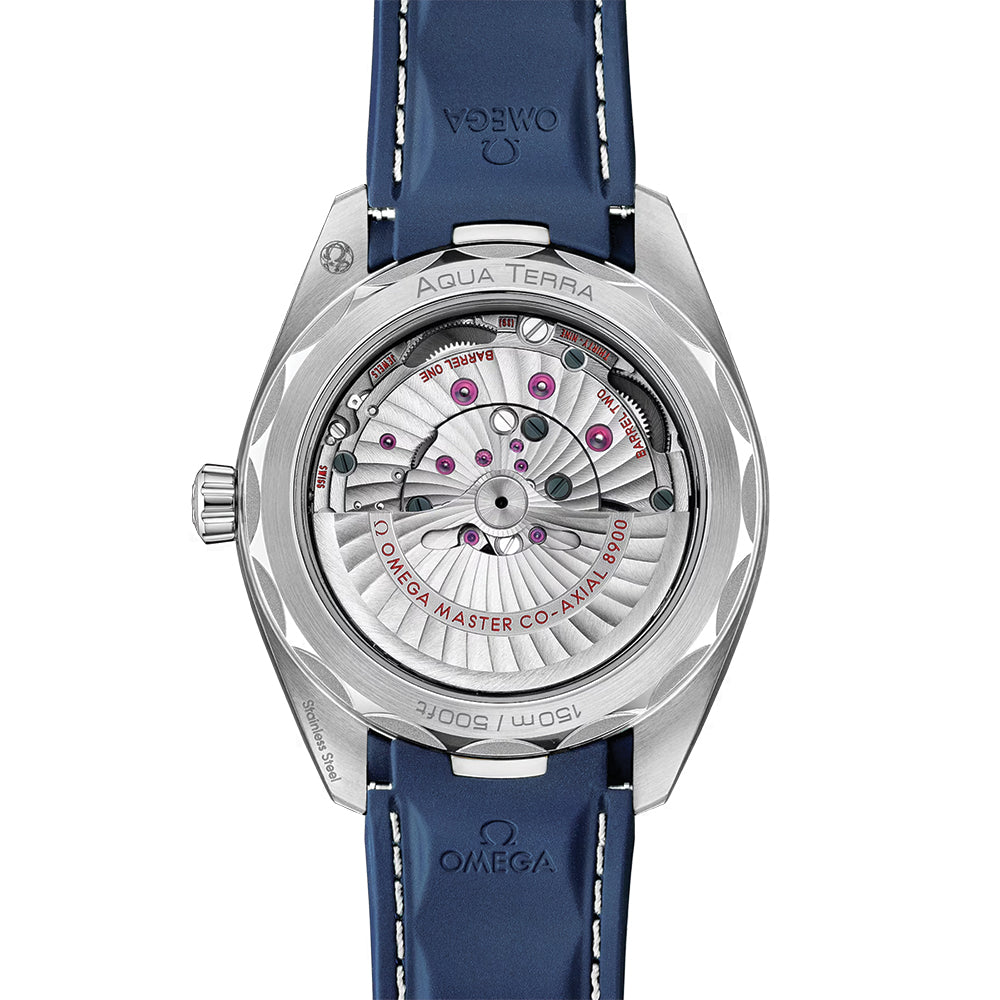 Seamaster Aqua Terra 150M 41mm - Blue on Rubber Strap