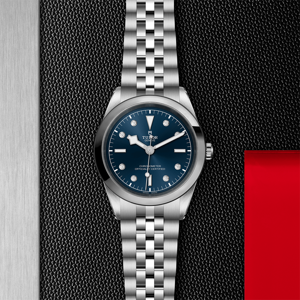 Black Bay One 41mm - Blue, Diamond-Set on Bracelet