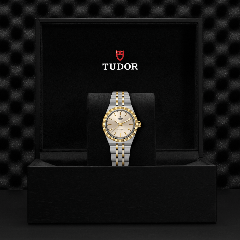 TUDOR Royal Yellow Gold Two-Tone 30mm - Ivory on Bracelet
