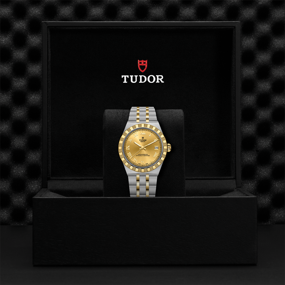 TUDOR Royal Yellow Gold Two-Tone 36mm - Champagne on Bracelet