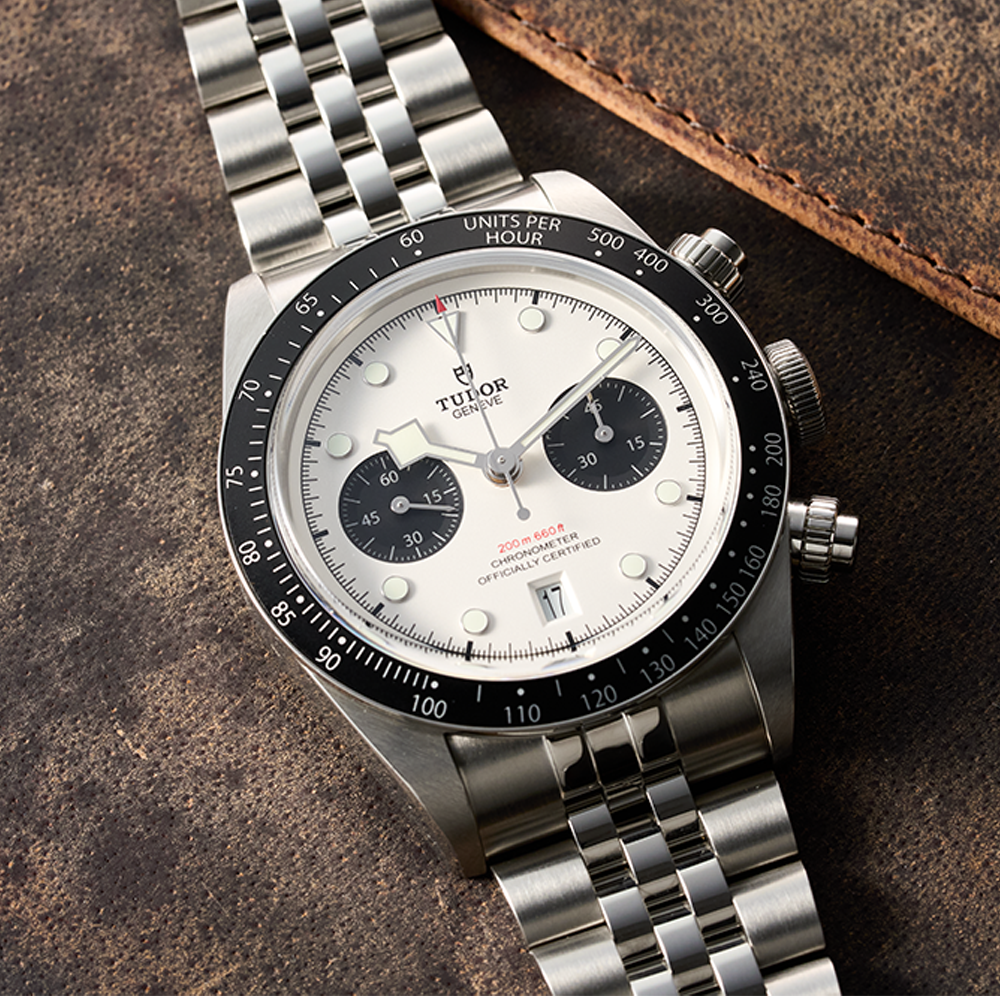 Black Bay Chrono 41mm - Opaline on 5-Link Bracelet