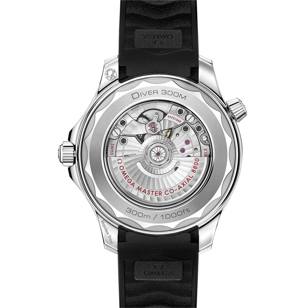 Seamaster Diver 300M 42mm - White on Rubber Strap