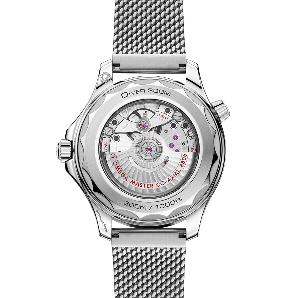 Seamaster Diver 300M 42mm - Black on Mesh Bracelet