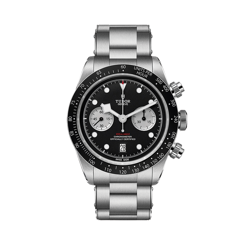 Black Bay Chrono 41mm - Black on 3-Link Bracelet