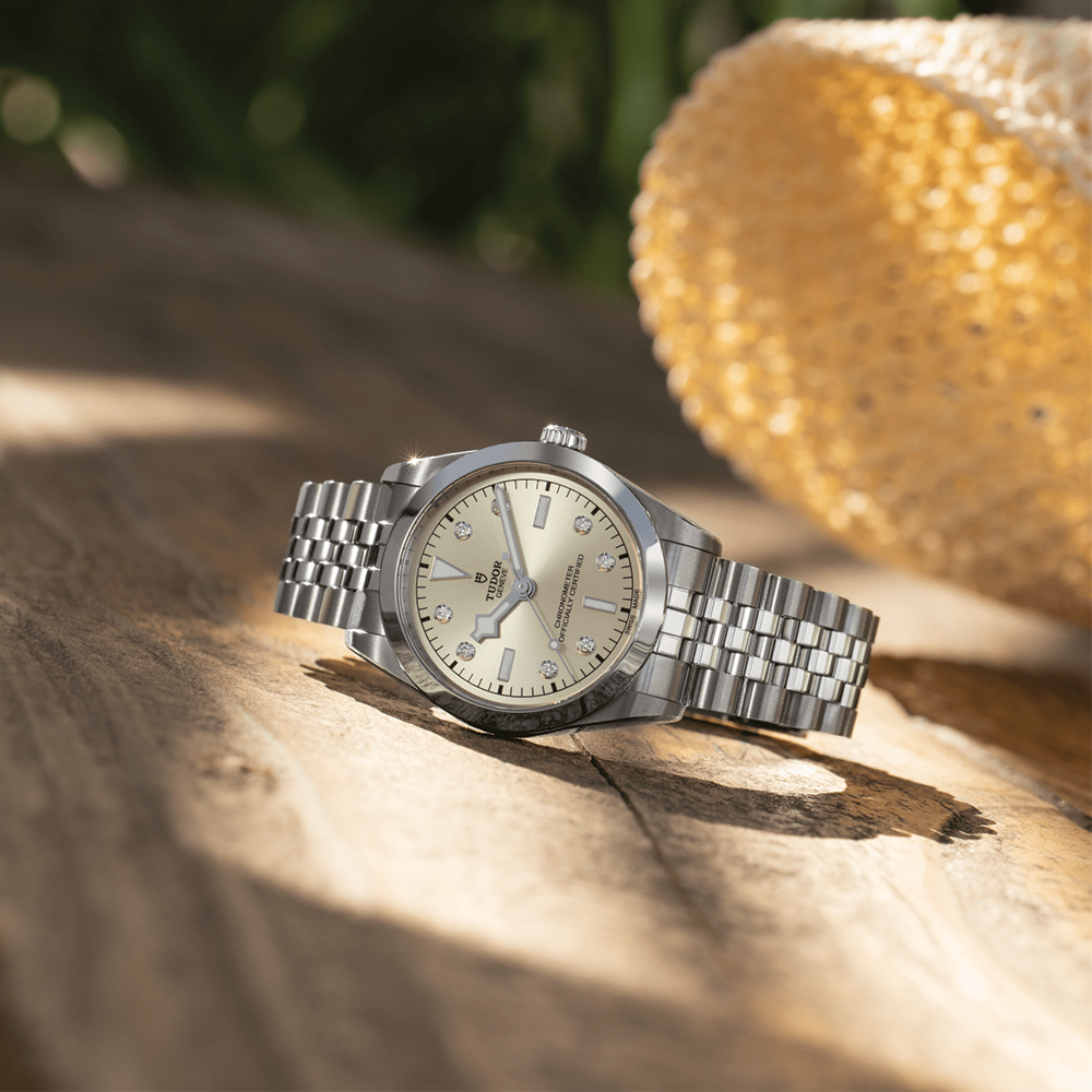 Black Bay One 36mm - Light champagne, Diamond-Set on Bracelet