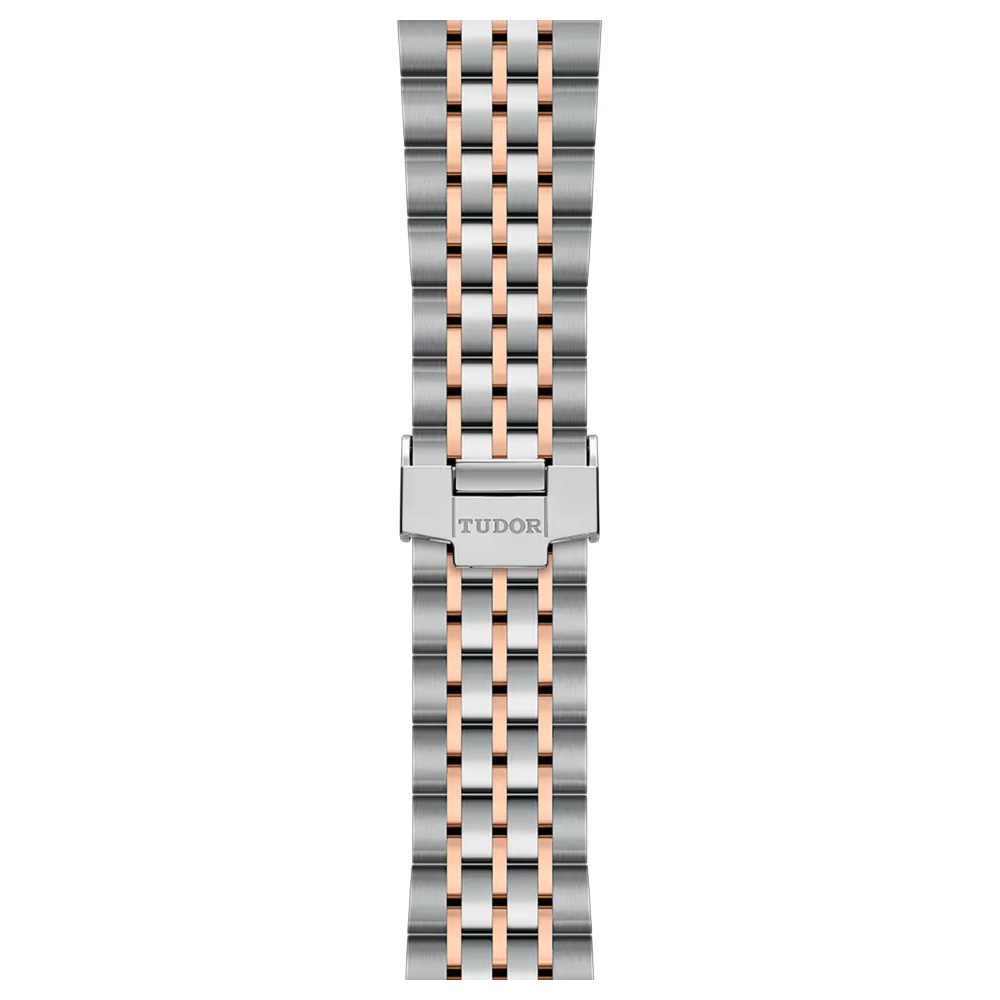 1926 Rose Gold Two-Tone 41mm - White on Bracelet