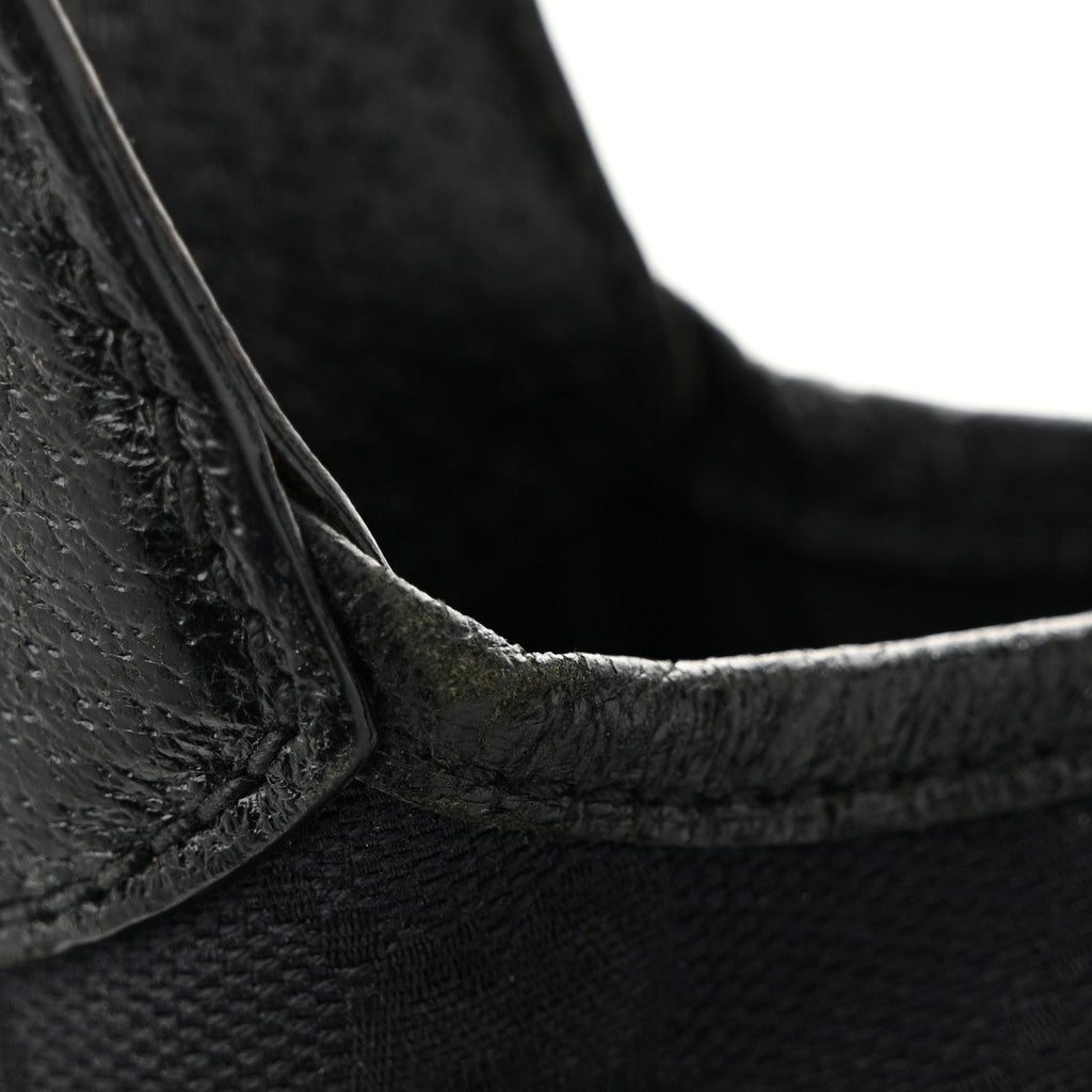 Monogram Small Jackie O Hobo Black