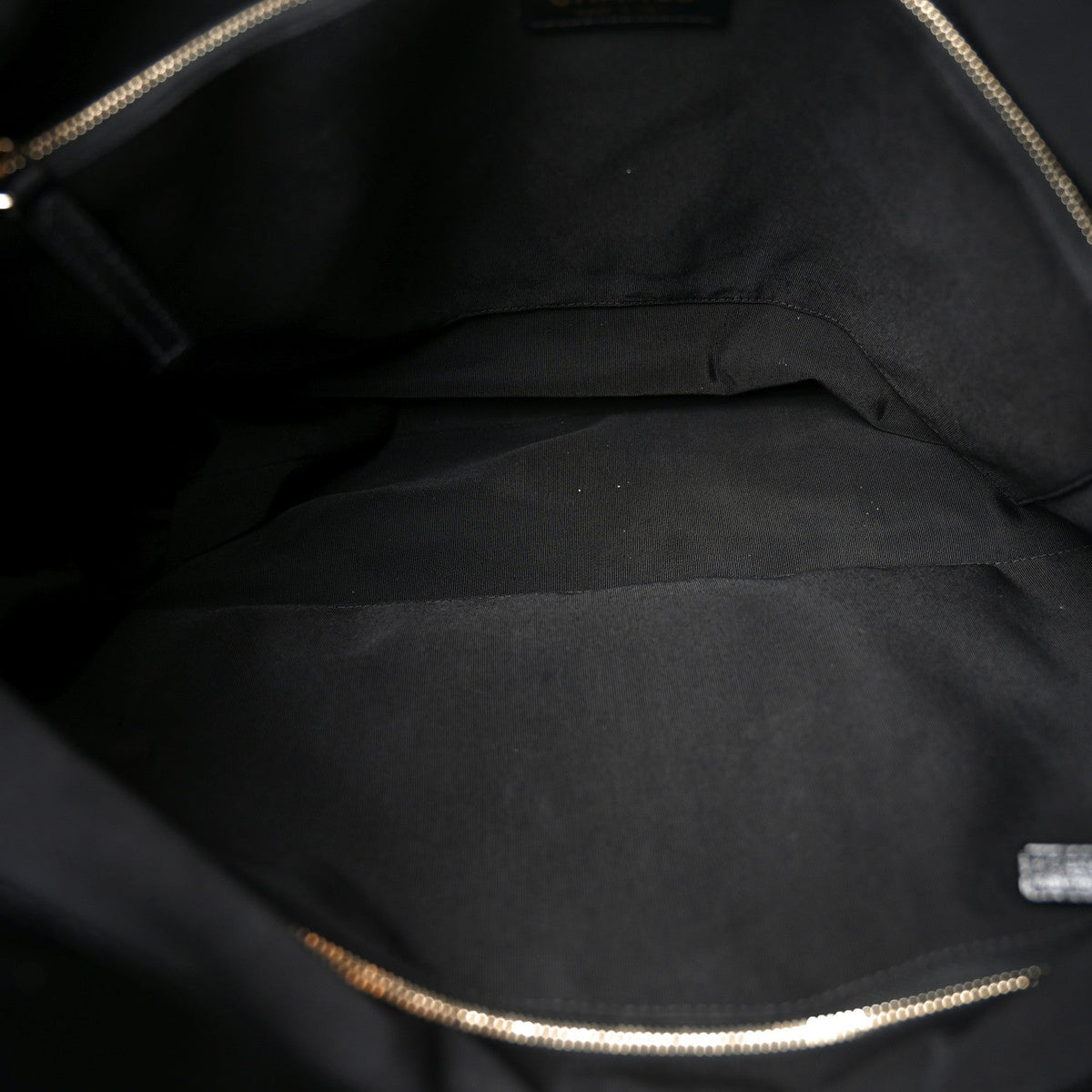 Aged Calfskin Quilted Large 31 Shopping Bag Beige Black Beige Black