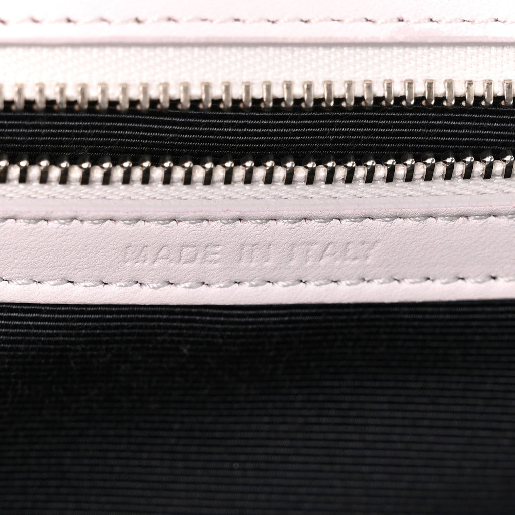 Calfskin Medium Diorama Flap Bag Off White