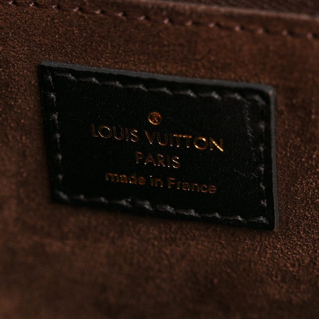 Monogram Cuir Orfevre Tote W PM Cherry