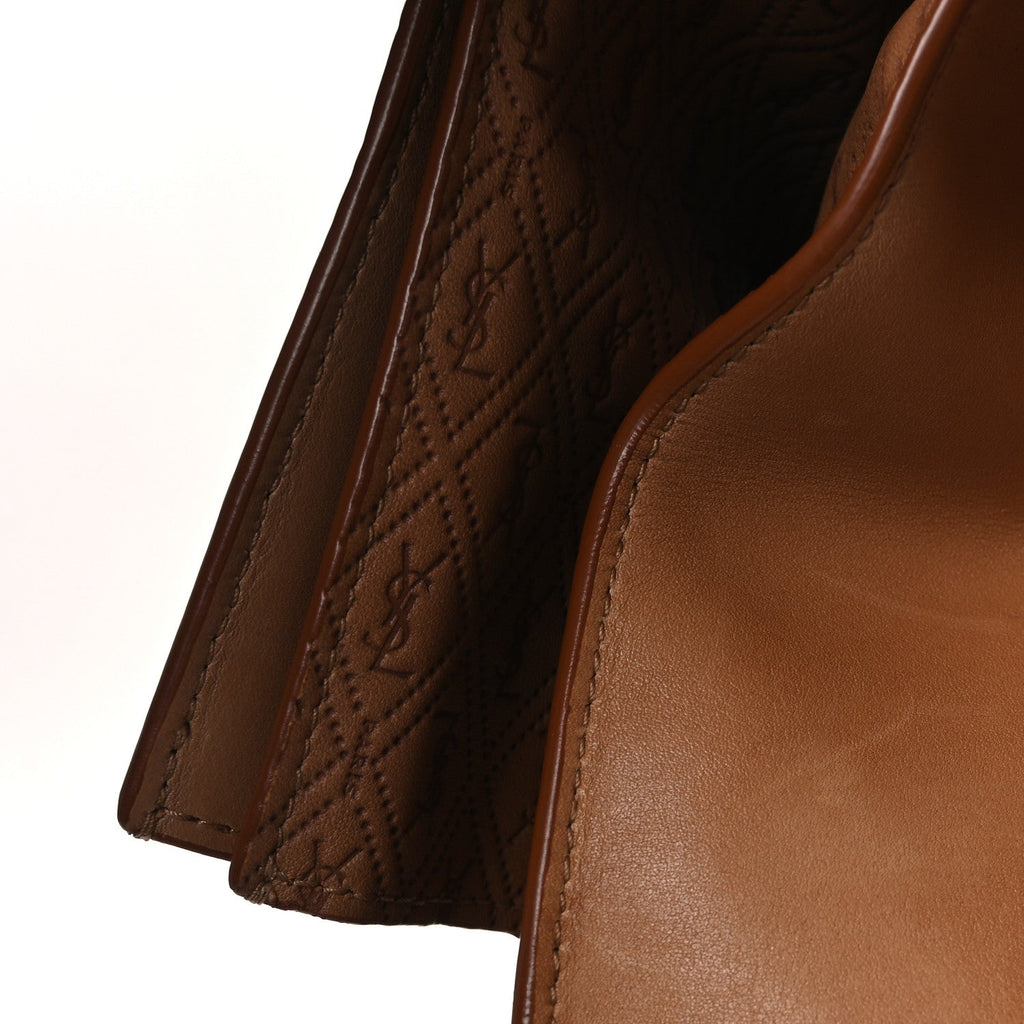 Calfskin Monogram Deli Paper Bag Vintage Beige