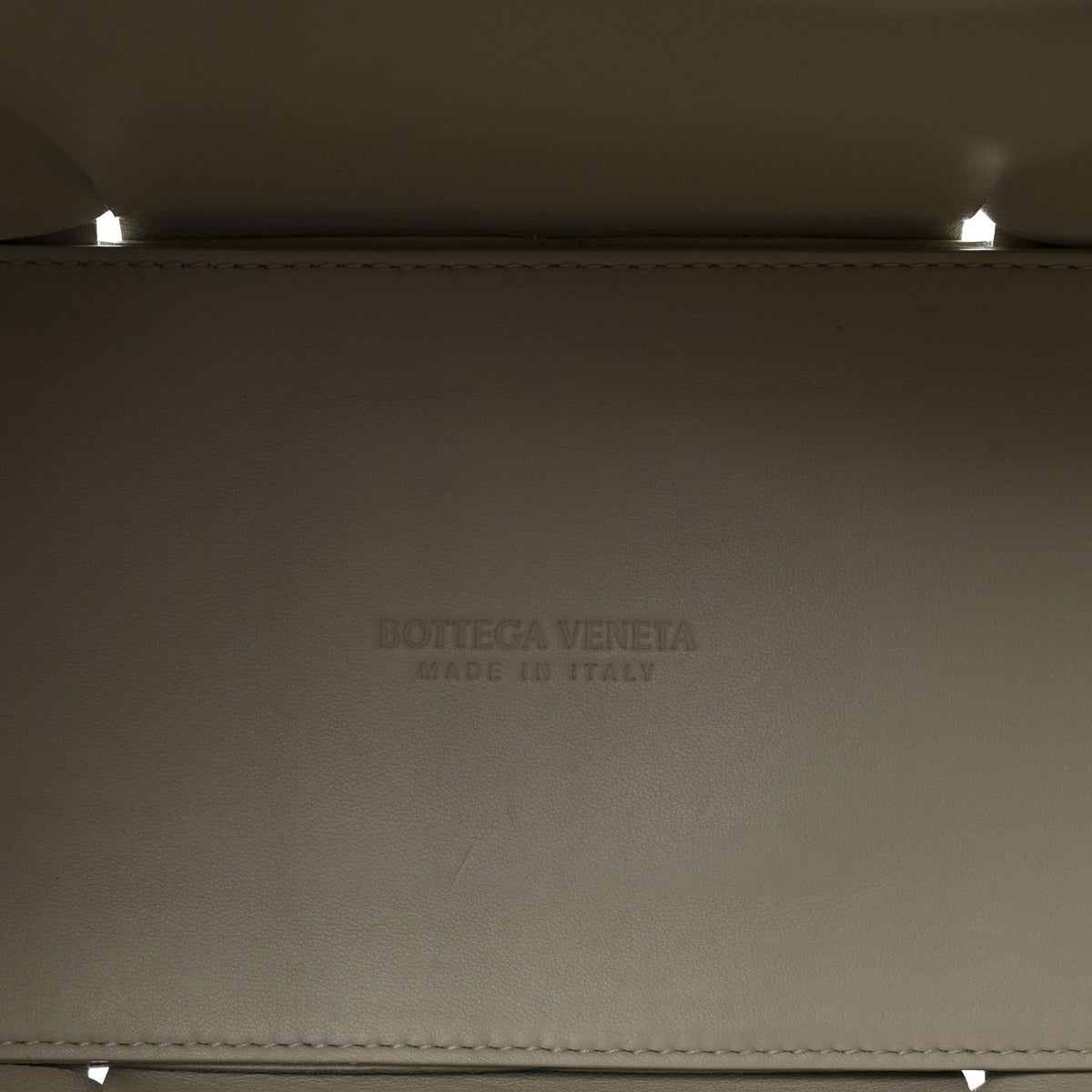 Nappa Maxi Intrecciato Medium Arco Tote Linoleum
