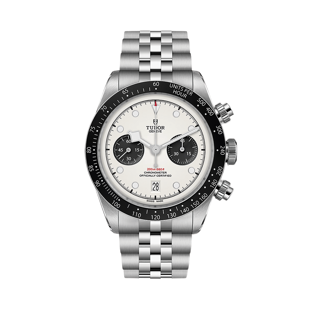 Black Bay Chrono 41mm - Opaline on 5-Link Bracelet