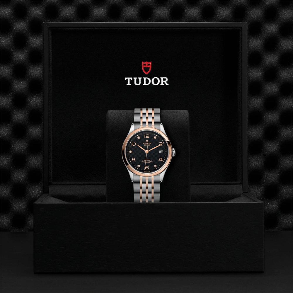 1926 Two-Tone 36mm - Black, Diamond-set on Bracelet