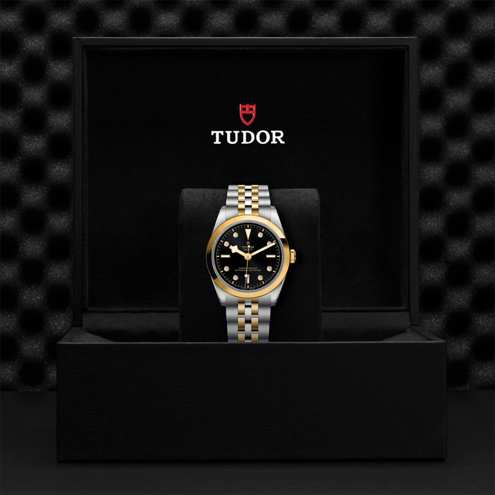 Black Bay One S&G 36mm - Black, Diamond-Set on Bracelet