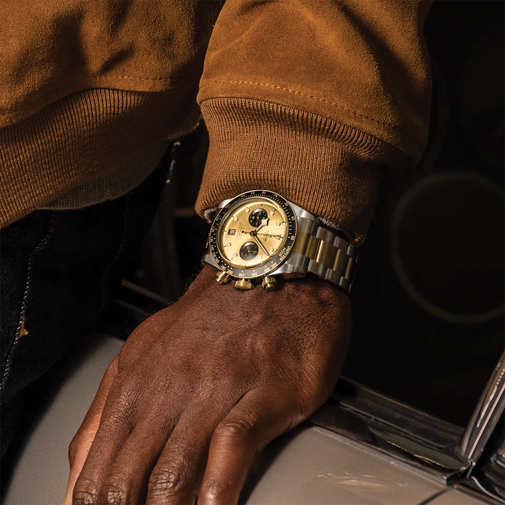 Black Bay Chrono S&G 41mm - Champagne on Bracelet