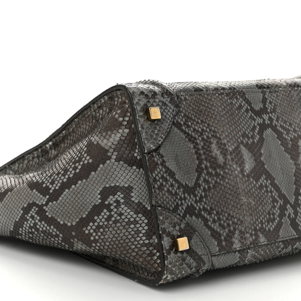 Snakeskin Mini Luggage Multicolor