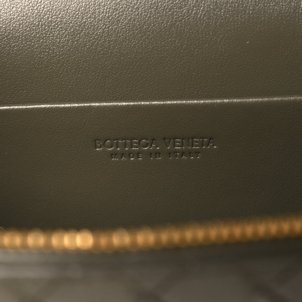 Calfskin Intrecciato Bang Bang Vanity Case Pinecone
