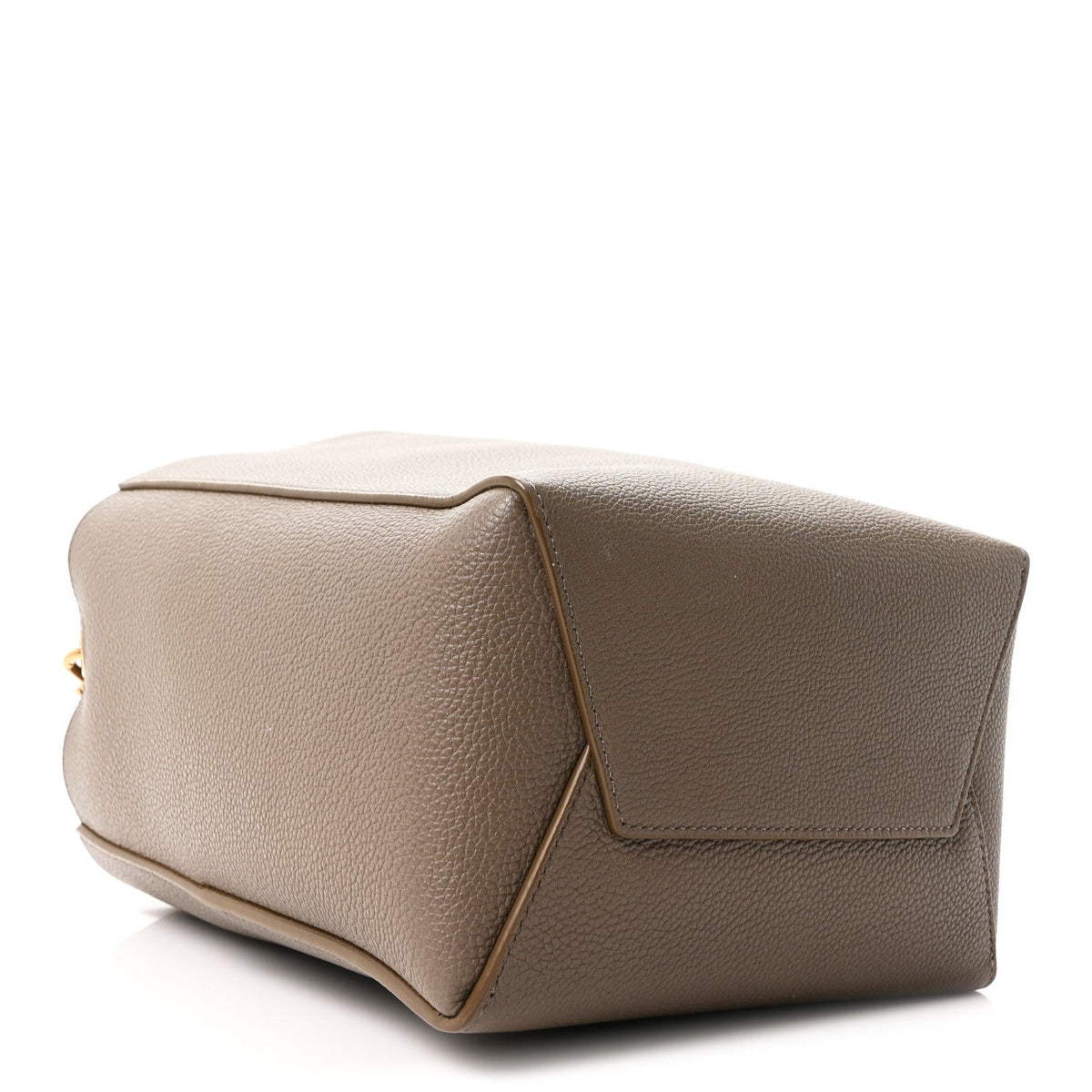 Soft Grained Calfskin Small Sangle Bucket Bag Taupe