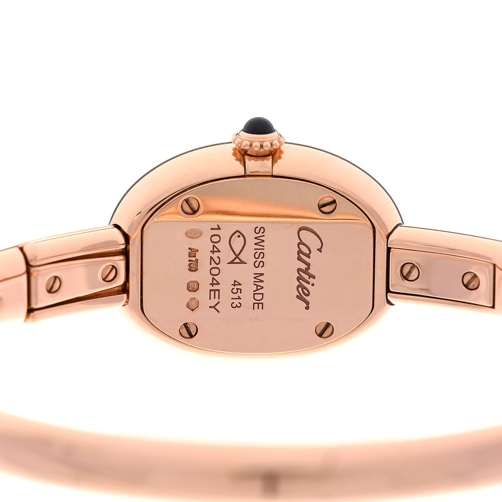 18K Pink Gold 19mm Baignoire Quartz Watch