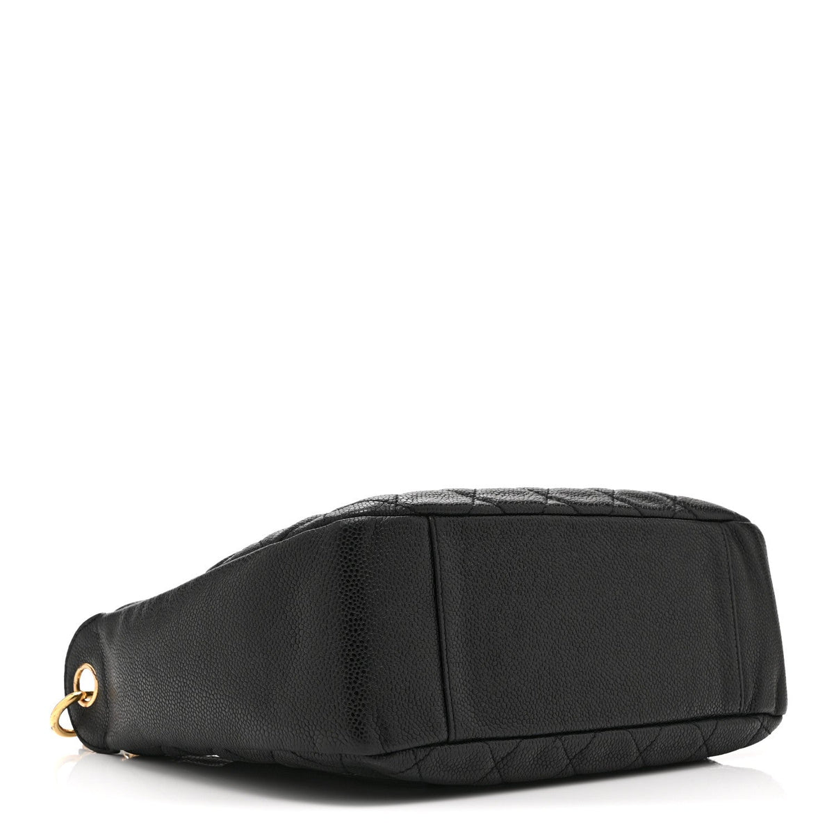 Caviar Quilted Timeless CC Shoulder Bag Black