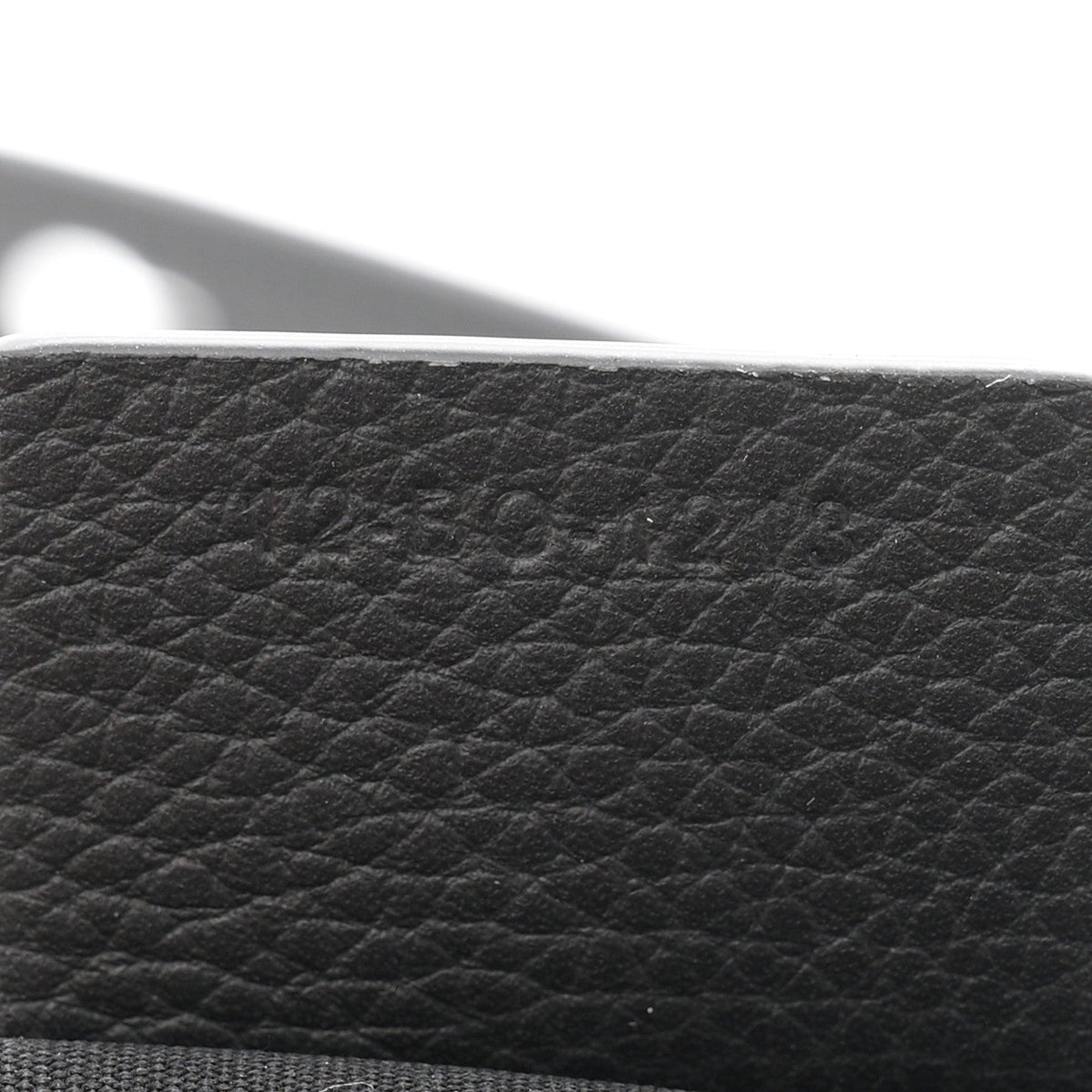 Grained Calfskin Oblique Mini Saddle Messenger Bag With Flap Beige Black