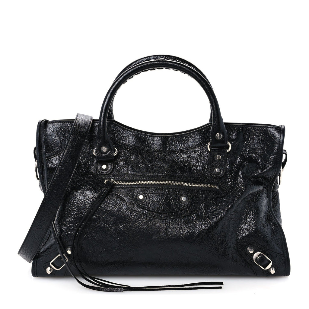Agneau Arena Silver Hardware Medium Le City Black