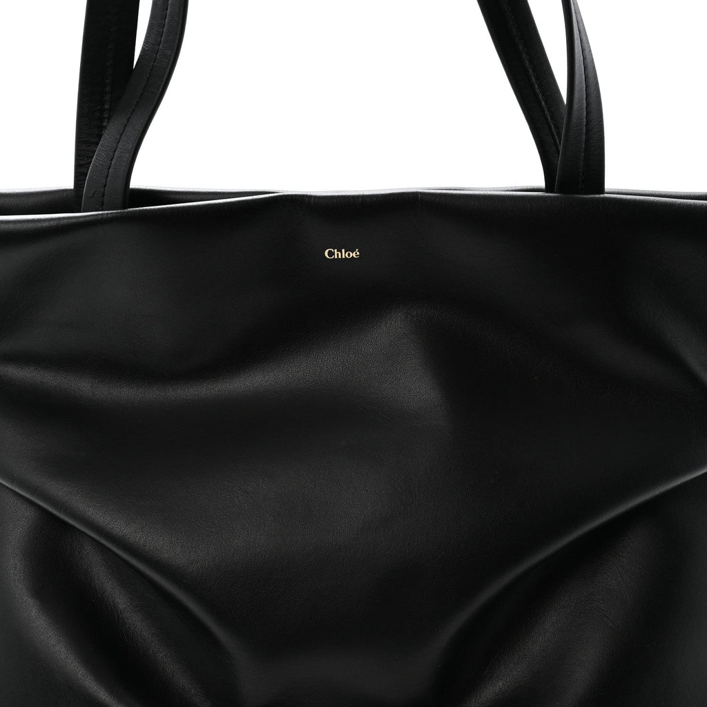 Calfskin Judy East West Tote Black