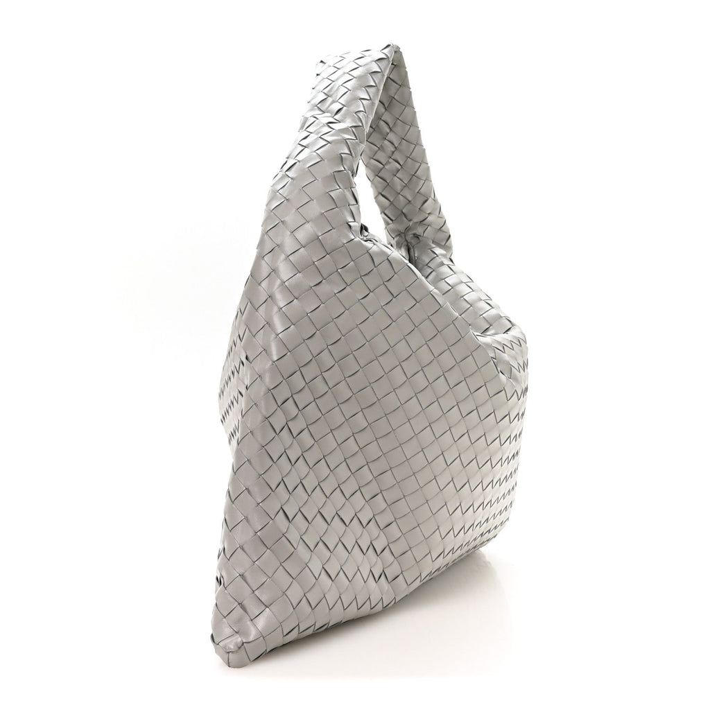 Calfskin Intrecciato Large Hop Sterling